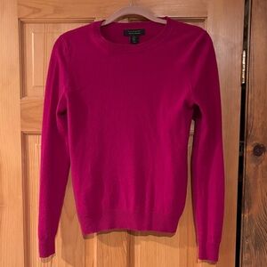 Tahari Women's Fuchsia Cashmere  Sweater